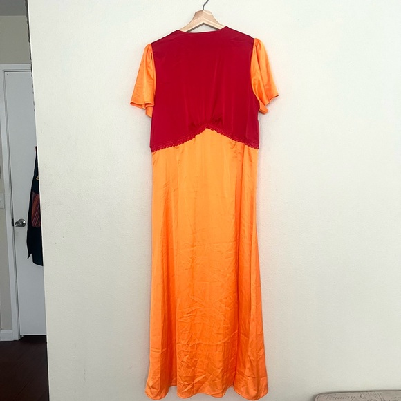 Dressed in LaLa No Risk No Magic Dress in Flame, NWT - Picture 5 of 6